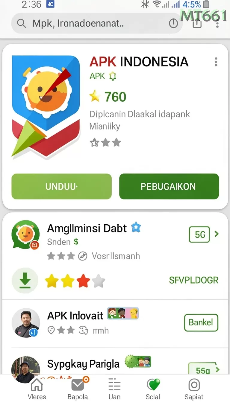 Cuplikan layar GEBYAR4D — aktivitas